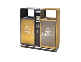 不銹鋼電鍍果皮箱