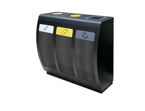 室內透視分類果皮箱