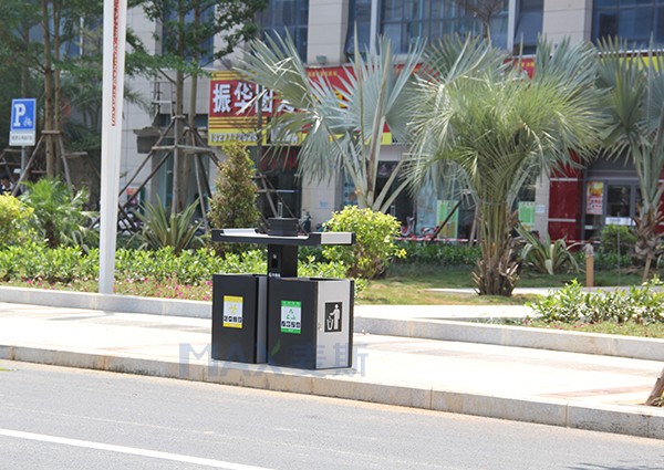 【廣西項目】南寧市市政垃圾桶順利投入生產！